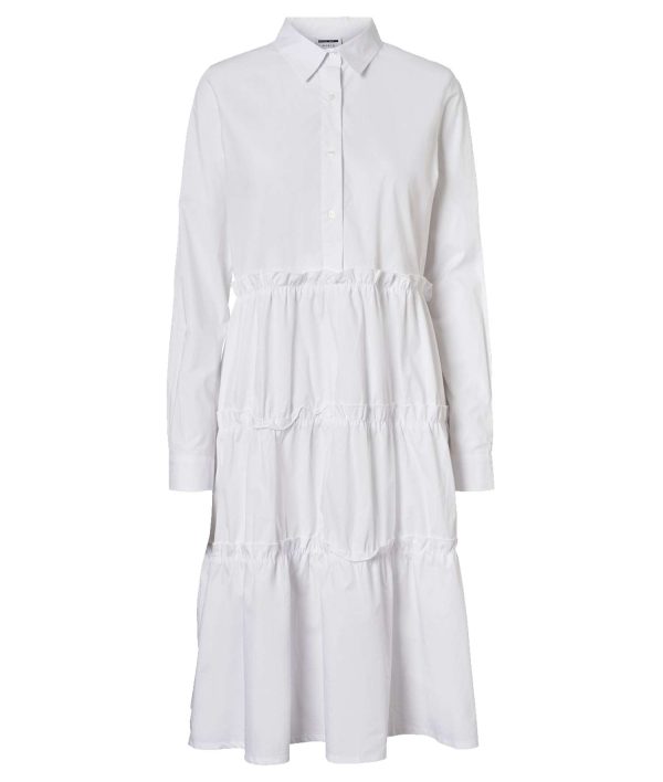Noisy May - Skjorte kjole - Hvid - Størrelse M