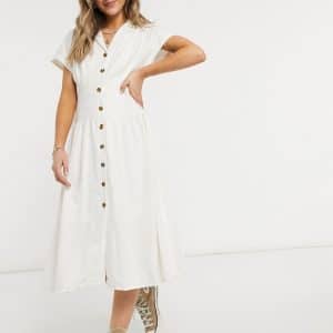 Object - Hvid kjole med knapper