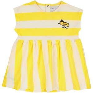Bobo Choses Kjole - Yellow Stripes - Gul/Hvid - 12 mdr - Bobo Choses Kjole