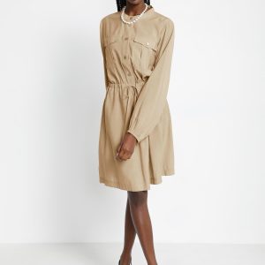 My Essential Wardrobe Mwfranco Kjole, Farve: Hvid, Størrelse: 36, Dame