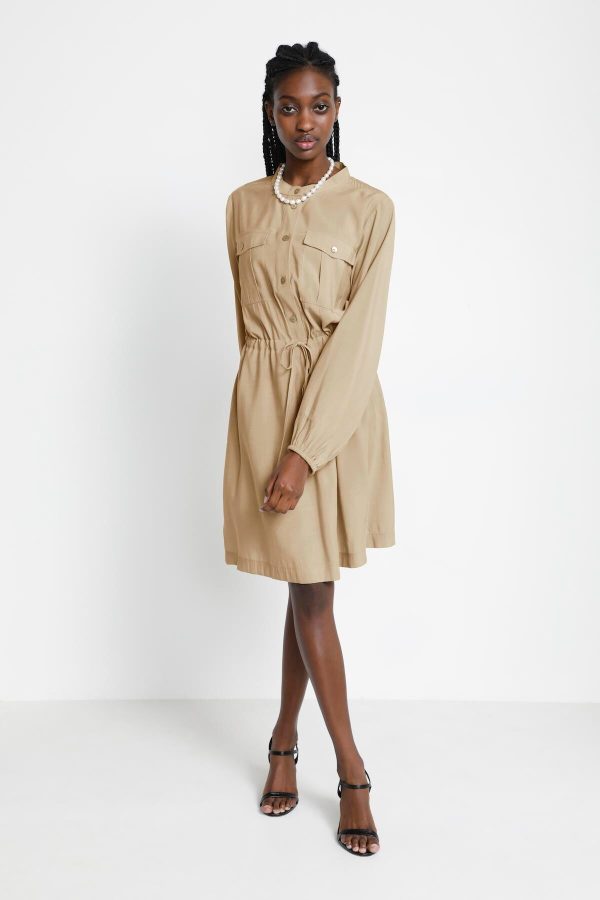 My Essential Wardrobe Mwfranco Kjole, Farve: Hvid, Størrelse: 36, Dame