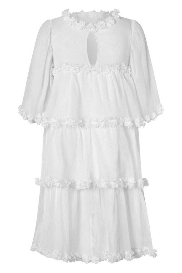 Crás - Kjole - Flowcras Dress - White