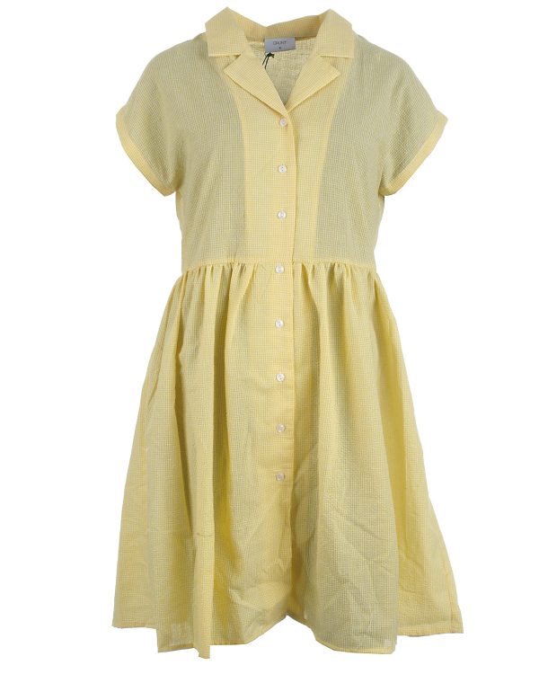 Grunt kjole, Jane, yellow - 176,XL / 16år