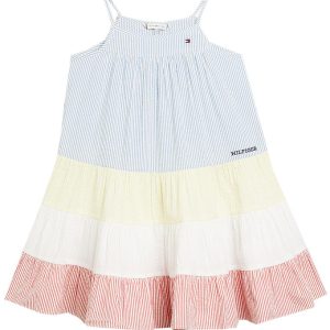 Tommy Hilfiger Kjole - Seersucker Mixed Stripe - Multi Stripe