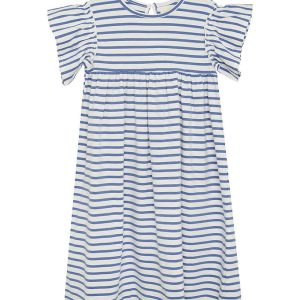 Creamie Kjole - Stripe - Colony Blue