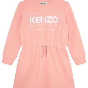 Kenzo Sweatkjole - Pudderrosa m. Hvid