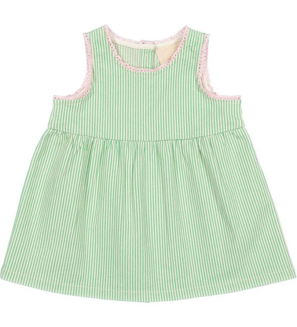 MarMar Kjole - Daely - Cale Green Stripe
