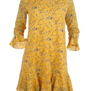 Only Kids kjole, Pella, spicymustard - 164 - 158/164