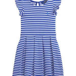 Polo Ralph Lauren Kjole - Blå/Hvidstribet