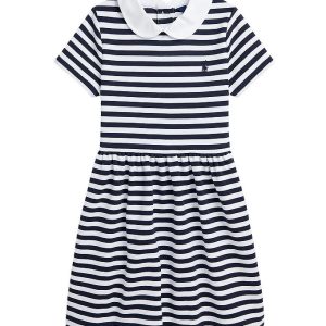 Polo Ralph Lauren Kjole - Navy/Hvidstribet