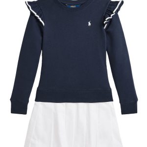 Polo Ralph Lauren Sweatkjole - Navy/Hvid