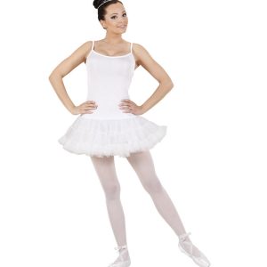 Smuk Hvid Ballerina Kostume