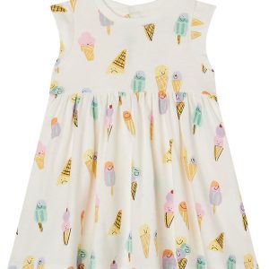 Stella McCartney Kids Kjole - Hvid m. Is