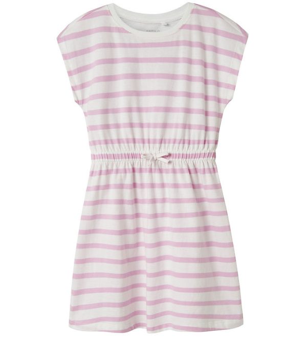 Name It Kjole - Noos - NkfMie - Pink Frosting/Y/D Stripes