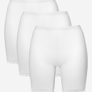 Bomuldstrusse med længere ben Elise 3-pack
