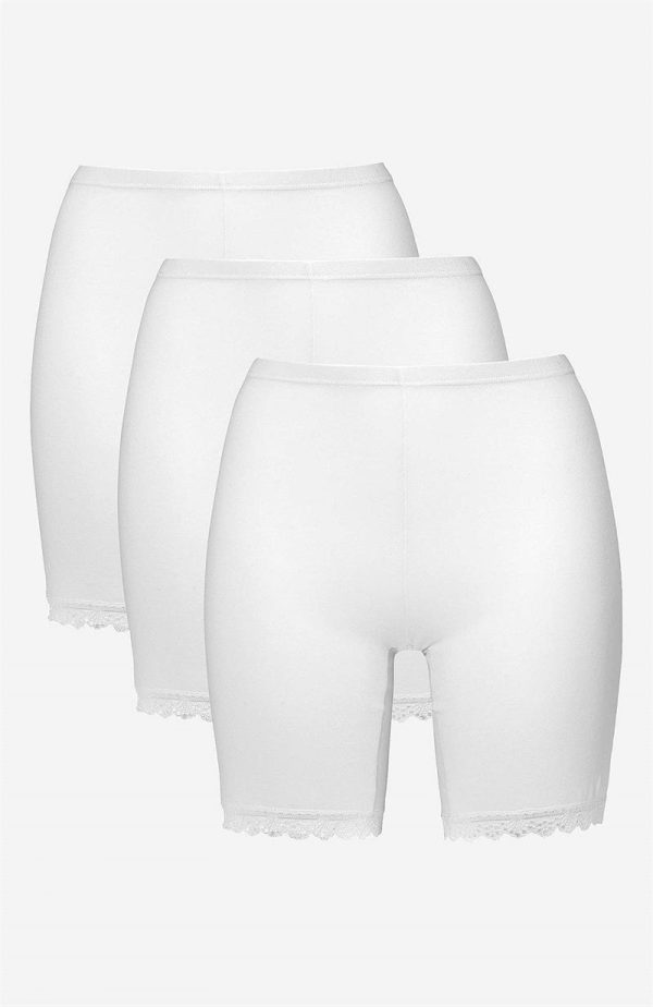 Bomuldstrusse med længere ben Elise 3-pack