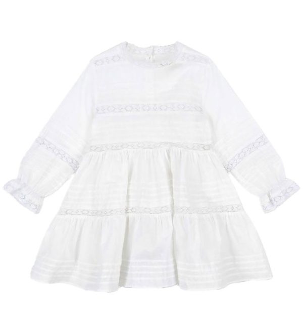 Konges Sløjd Kjole - Optic White m. Blonder
