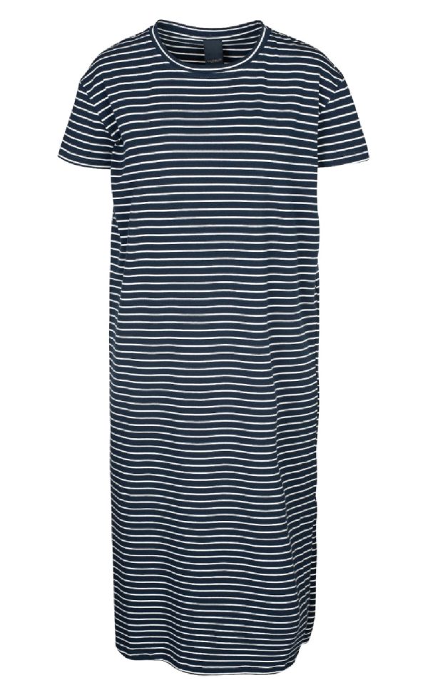 Luxzuz Kjole - Aimastripe - Navy Blue