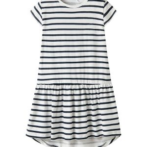 Name It Kjole - NkfVigga - Bright White/Stripe