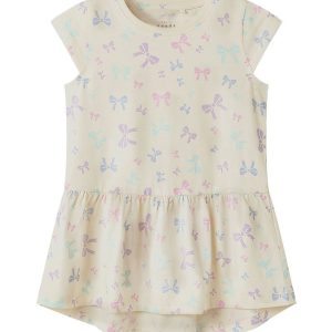 Name It Kjole - NmfVigga - Noos - Buttercream/Bows