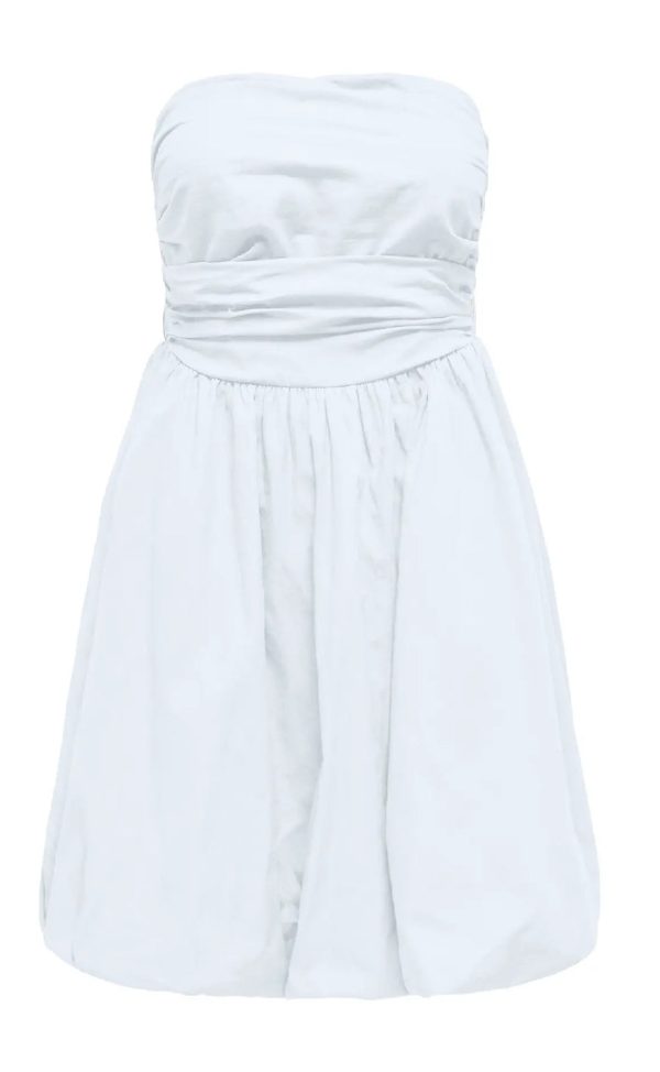 ONLY Kjole - Lesie - Bright White