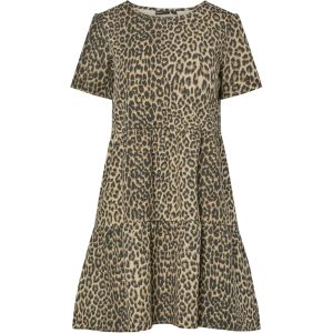 PIECES dame kjole PCSALUME - White Pepper Leo