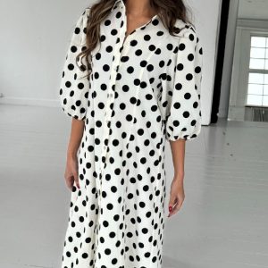 Continue Kjole - Martilda - Black Dot