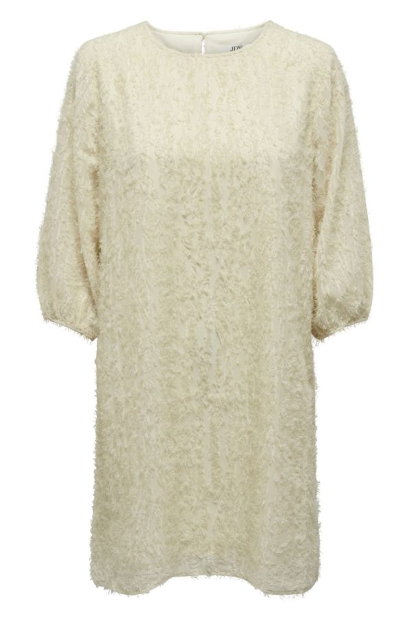 JDY - Kjole - JDY King 3/4 Short Dress - Whitecap Gray