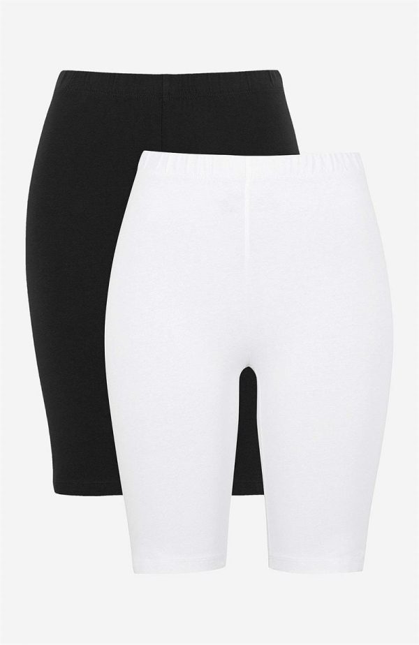 Komfortable cykelshorts i økologisk bomuld Tindra 2-pack