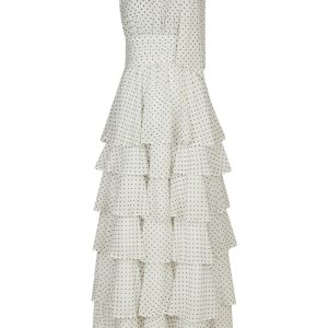 Neo Noir - Kjole - Marli Dot Dress - White (Levering slut maj)