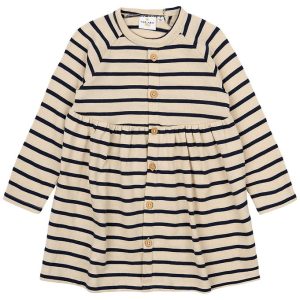 The New Siblings Kjole - Strik - TnstNat - Mood Indigo Striped