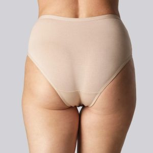 Bambus tai trusse i beige til kvinder