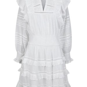 Massa Voile kjole - hvid