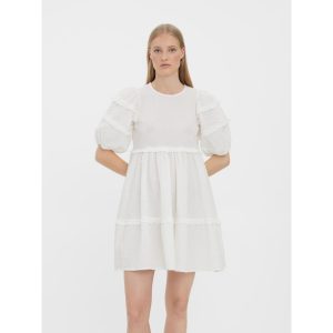 Vero moda dame kjole VMHEIDI - Snow white