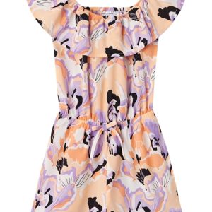 NAME IT Kortærmet Playsuit Vinaya Peach Parfait