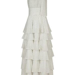 Neo Noir - Kjole - Marli Dot Dress - White