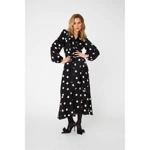 Cras LaraCras Kjole - Black/White dot