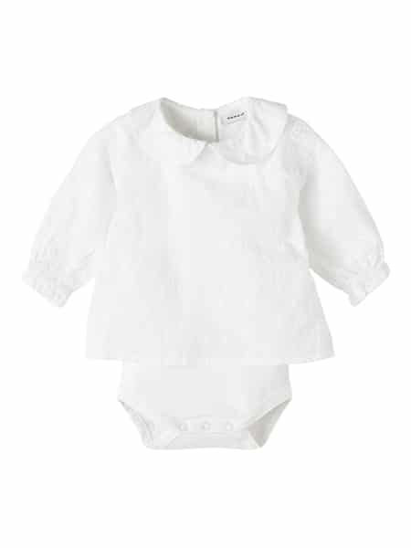 NAME IT Tunika Body Deliner Bright White