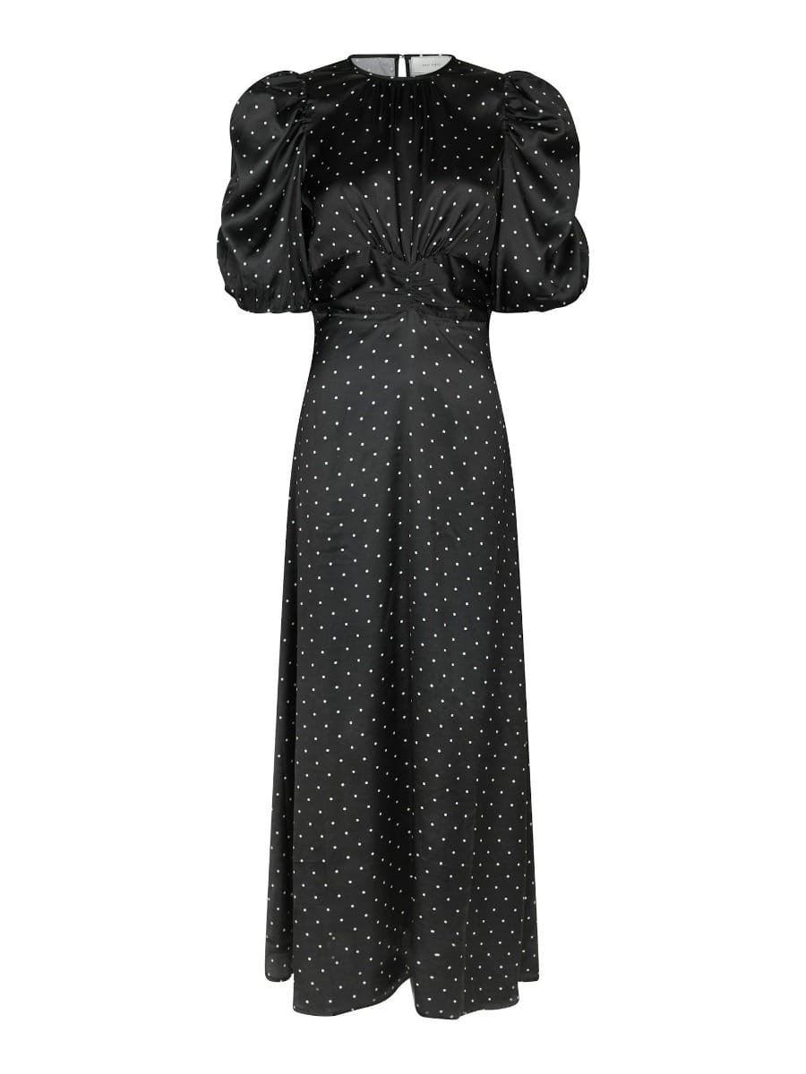 Neo Noir - Kjole - Kikka Dot Dress - Black
