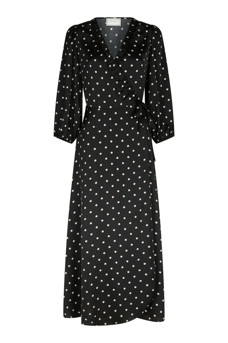 Neo Noir - Kjole - Malinga Dot Dress - Black