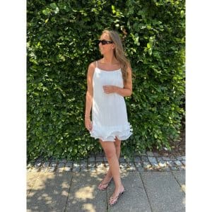 VERO MODA DAME KJOLE VMNOVA - Snow white