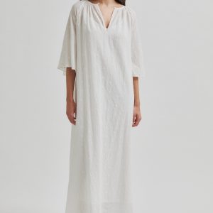 Ericae lang kjole - White Alyssum