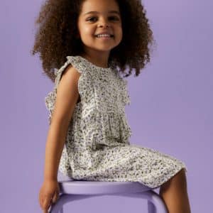 NAME IT Kjole Dolly Star White