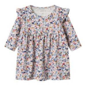 NAME IT Kjole Korra Cloud Dancer