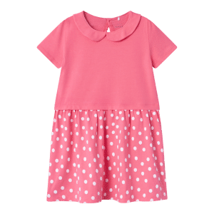 NAME IT Kortærmet Kjole Vienna Camellia Rose