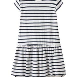 NAME IT Kortærmet Kjole Vigga Bright White Stripe