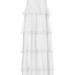 Pieces - Kjole - Clara Sl Long Layred Dress - Bright White