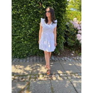 VERO MODA dame kjole VMFANNI - Bright White