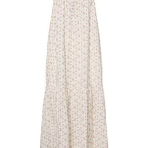 Y.A.S - Kjole - Yona Sl Ankle Dress S. - Star White