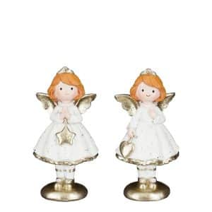 Engel 14 cm høj -Med hjerte